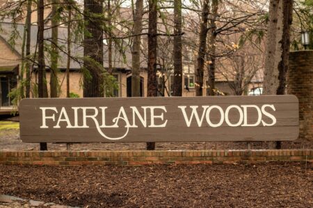 Community Sign for Fairlane Woods Condo Community