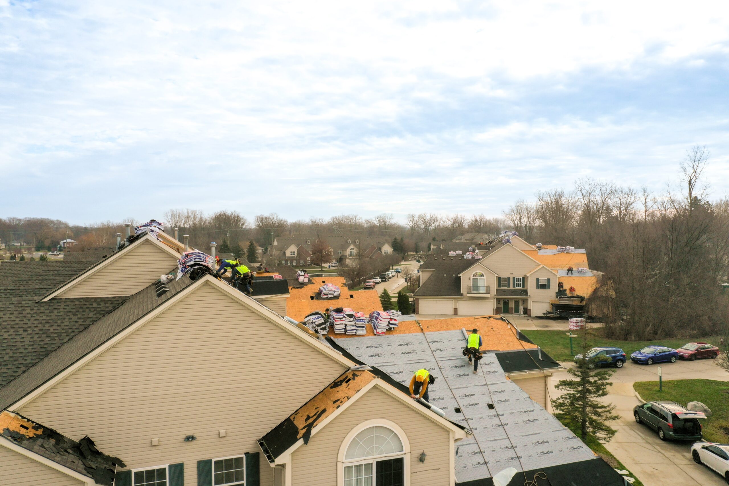 Multi-family roof replacement services