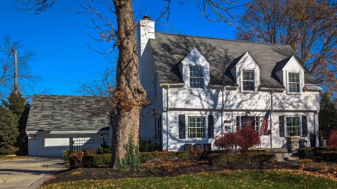 Roof replacement project in Plymouth MI - Before