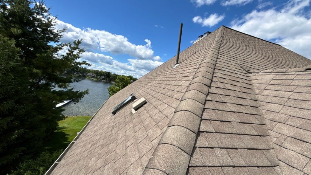Before photo of residential roof in Commerce Township, MI showing condition prior to roofing work