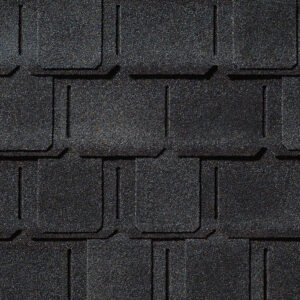 GAF Roofing Camelot II designer shingles charcoal.