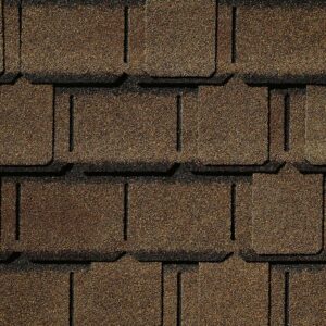 GAF Roofing Camelot II designer shingles Barkwood.