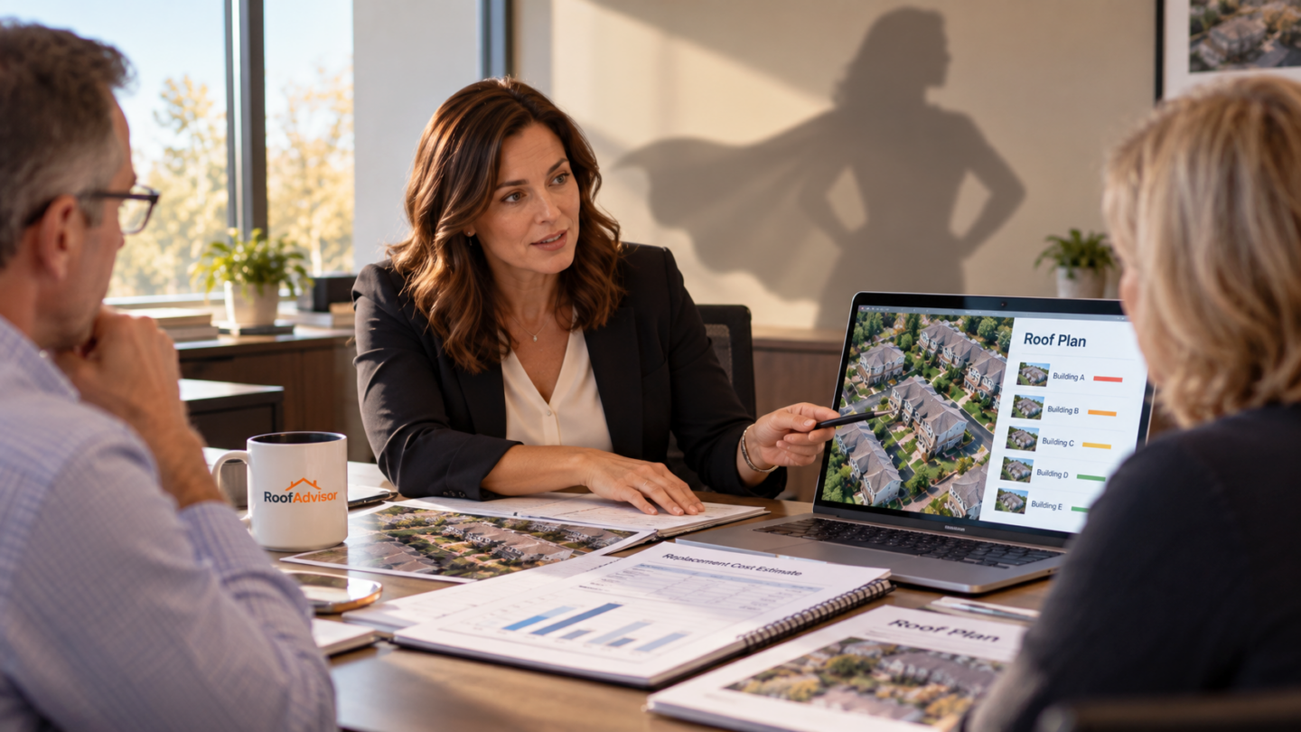Condo budget planning guide for roof maintenance costs and repair expense forecasting
