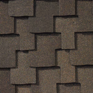 GAF Weathered Wood Grand Sequoia designer shingles.