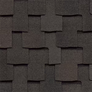 GAF Dusky Gray Grand Sequoia designer shingles.