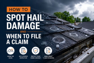 How to Spot Hail Damage and When to File a Claim