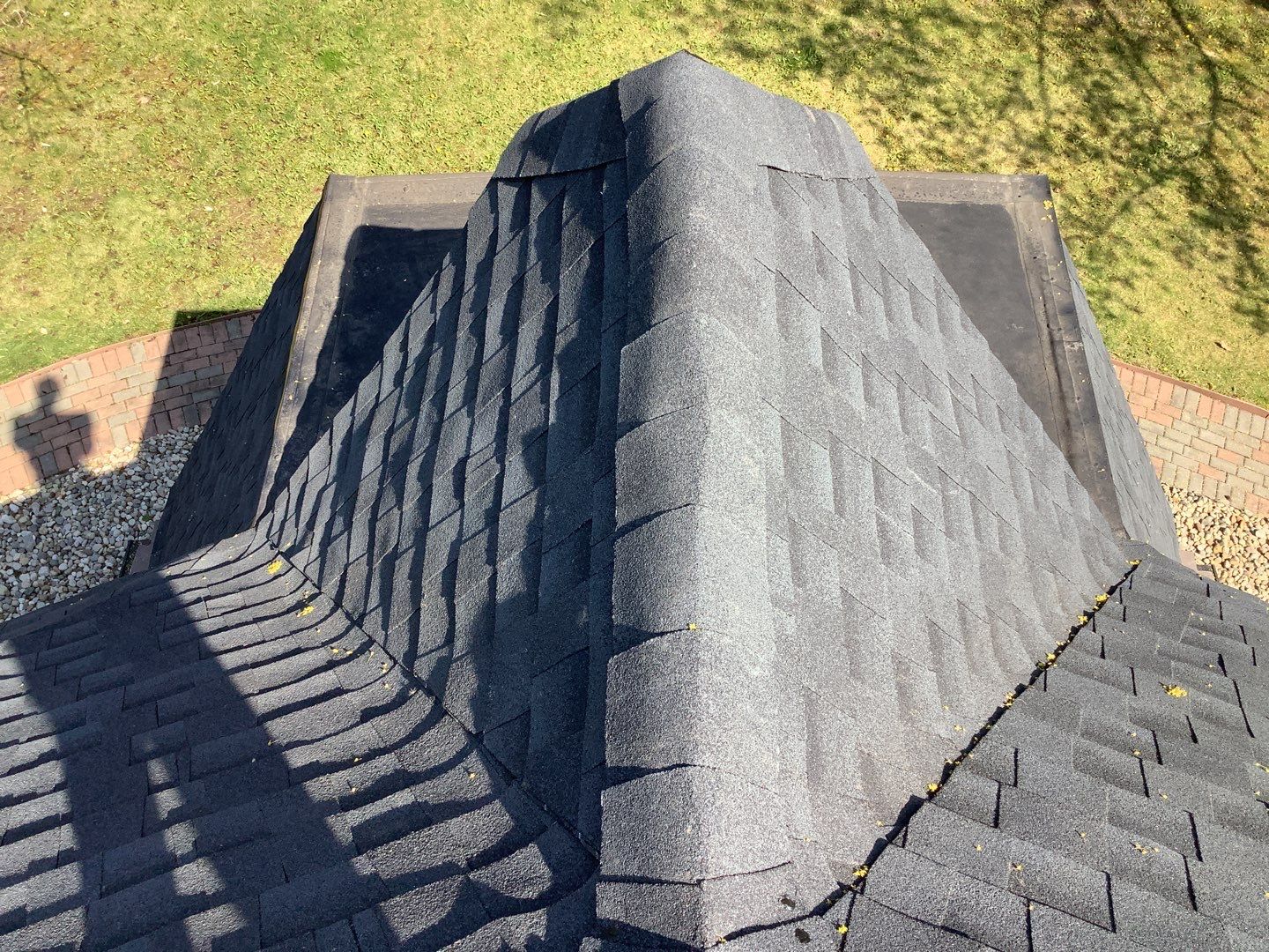 Dormer on dome house in canton after roof replacement