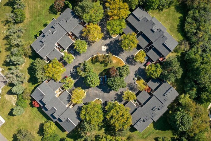 We account for all the materials like nails, shingles, and flashing around things like skylights & chimneys