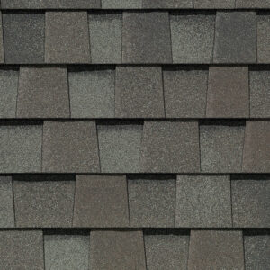 NorthGate by CertainTeed Max Def Georgetown Gray Shingles: Close-up showcasing the color and texture of these premium asphalt roofing shingles.