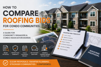 2026 Community Manager Guide: Reviewing Roofing Bids for Condo Communities