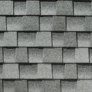 Close-up of GAF Timberline HDZ Birchwood Shingles.