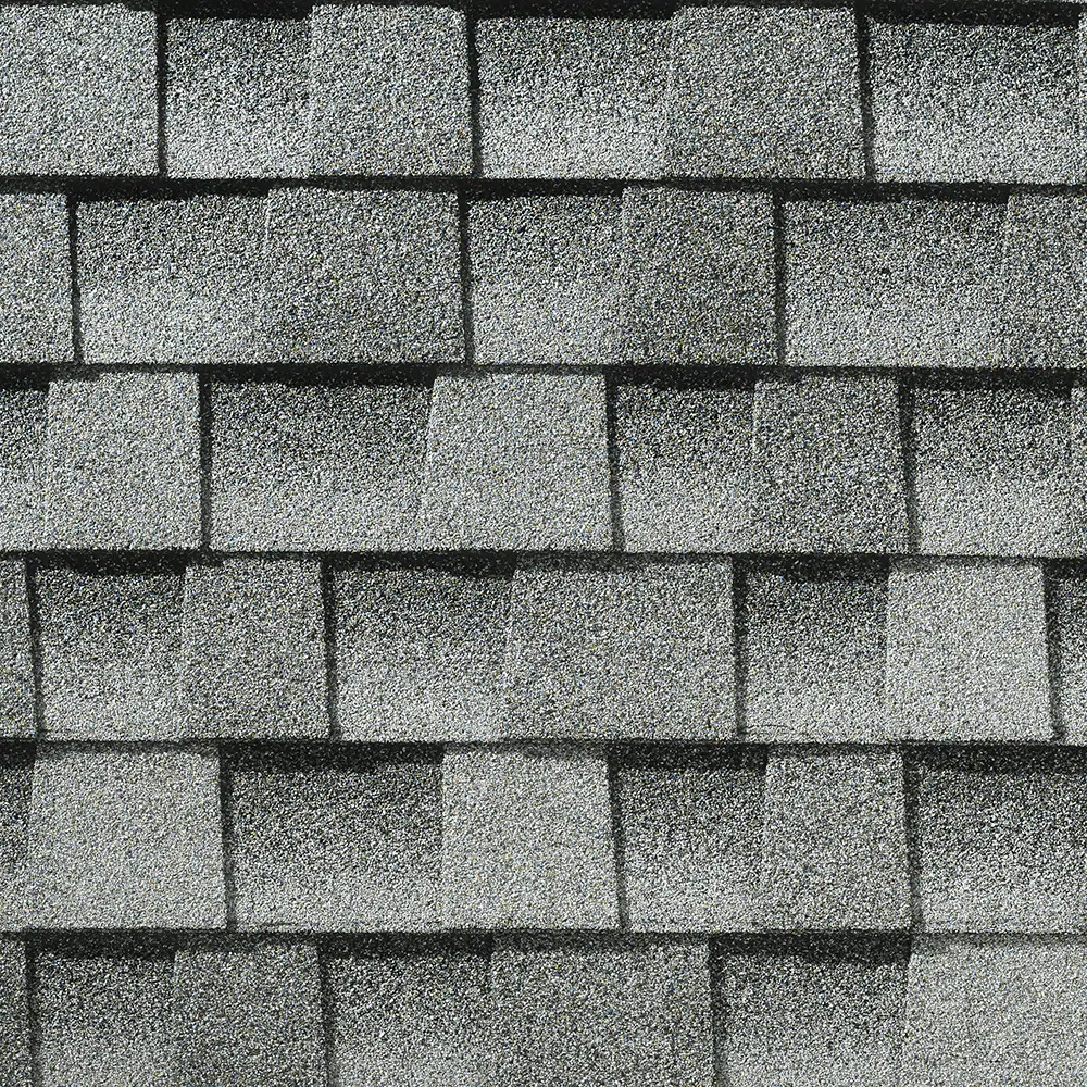Close-up of GAF Timberline HDZ Birchwood Shingles.