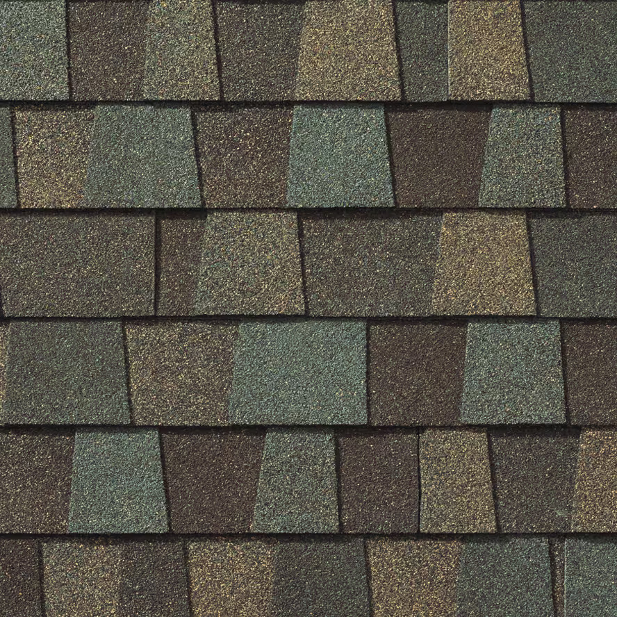 Close-up of GAF Timberline HDZ in Cedar Falls color.
