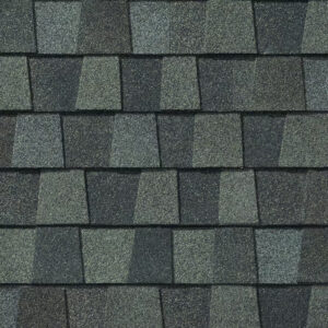 Close-up of Timberline HDZ Nantucket Morning shingles.