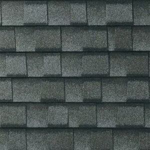 Close-up of Timberline UHDZ Pewter Gray Shingles.