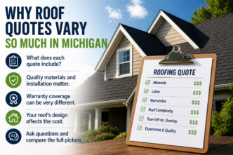 Why Roof Quotes Vary So Much in Michigan